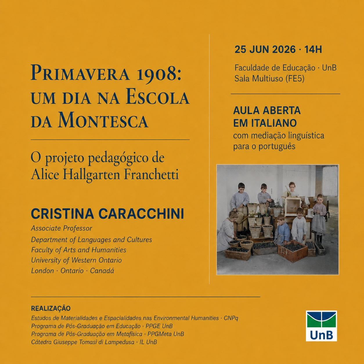 Primavera 1908 - Um dia na Escola da Montesca