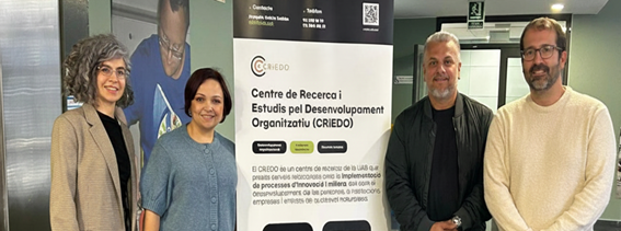 Professores Cecilia Inés Suárez Rivarola (CRiEDO), Danielle Xabregas Pamplona Nogueira (FE/UnB), Flávio Bezerra de Sousa (FE/UnB) e Aleix Barrera Corominas (CRiEDO)